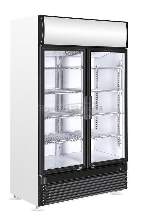misdrijf Maryanne Jones Hechting Combisteel koelkast 2 glasdeuren zwart - Beuk Horeca