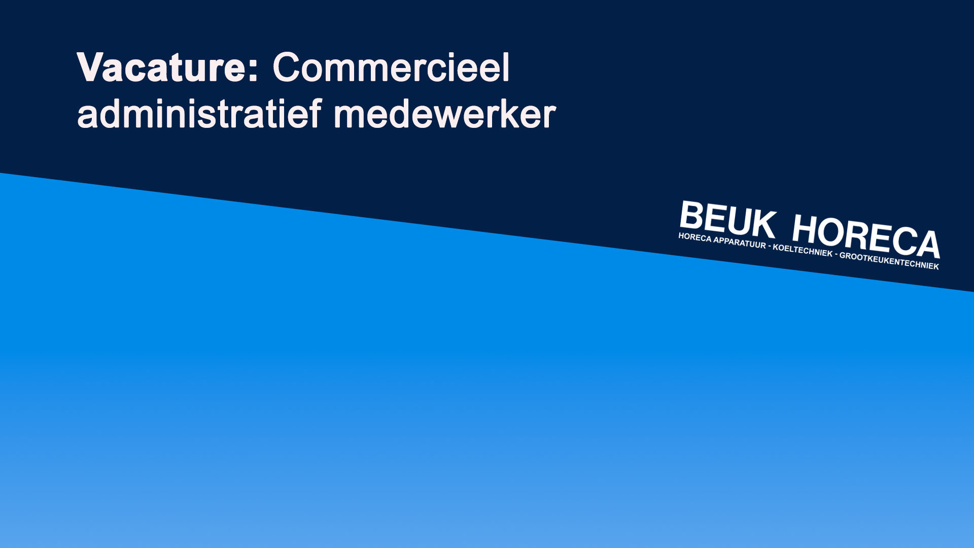 Commercieel-administratief medewerker