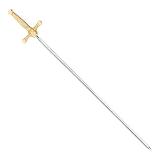 EMGA RVS Sierpen sat&eacute; - zwaard - 32 cm