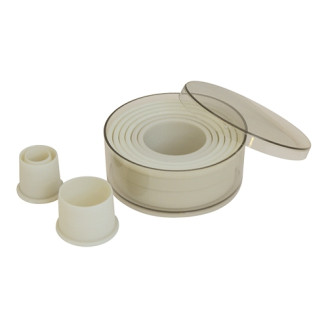 EMGA Stekerdoos - Rond - glad - 9-delig