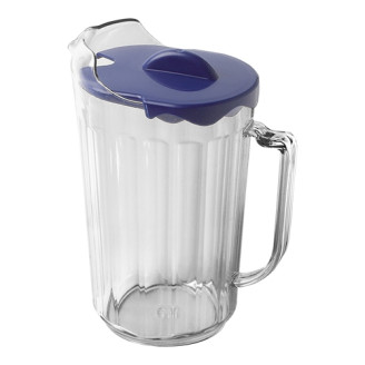 EMGA Schenkkan transparant polycarbonaat - met deksel - 1,8L