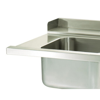 Maxima Spoeltafel - 90x75cm - Aanvoer Vaatwasser Rechts incl. Wasbak