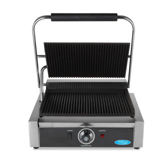 Maxima Contactgrill - Gegroefd - Enkele Grillplaat - 33,5 cm