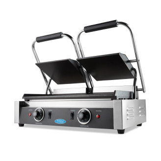Maxima Contactgrill - Glad - Dubbele Grillplaat - 2 x 22 cm