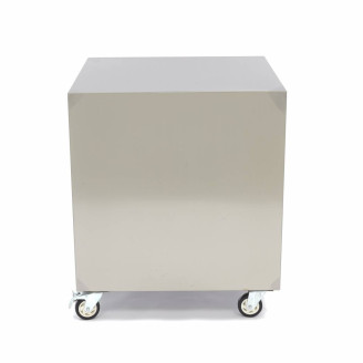 Maxima Onderstel RVS - 60 x 60 cm - 120 Kg Draagvermogen - Zwenkwielen