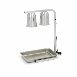 Maxima Warmtebrug - 2 Lampen - incl. Lampen en 1x 1/1 GN-Bak