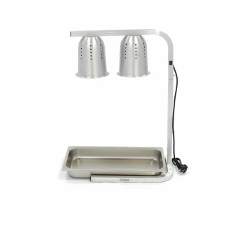 Maxima Warmtebrug - 2 Lampen - incl. Lampen en 1x 1/1 GN-Bak