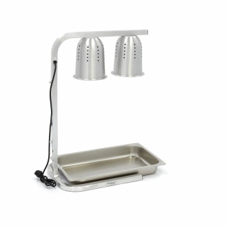 Maxima Warmtebrug - 2 Lampen - incl. Lampen en 1x 1/1 GN-Bak