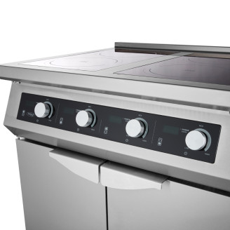 Maxima Inductie Kookplaat 700 - 4 Branders - 17000W - met Onderstel