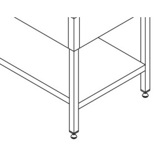 Maxima Spoeltafel - 210x70cm - 2 Wasbakken incl Spatrand en Onderschap