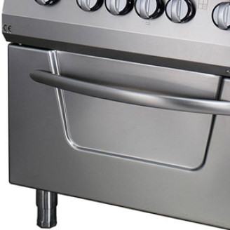 Maxima Heavy Duty Fornuis - 4 Pitten Met Oven - Dubbel - 70 cm - 400V