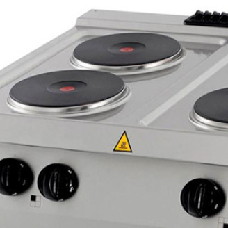 Maxima Heavy Duty Kookplaat - 4 Pitten - Dubbel - 70 cm - 400V