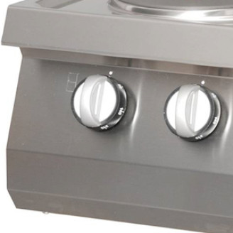 Maxima Heavy Duty Kookplaat - 2 Pitten - Enkel - 70 cm - Elektrisch