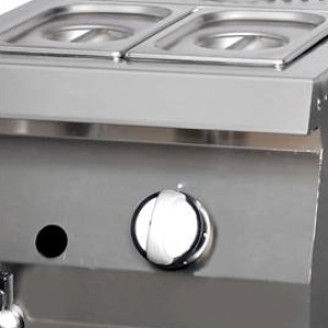 Maxima Heavy Duty Bain Marie - Enkel - 70 cm Diep - Gas