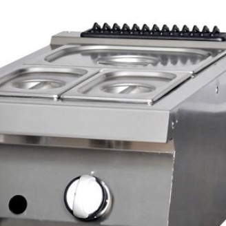 Maxima Heavy Duty Bain Marie - Enkel - 70 cm Diep - Gas