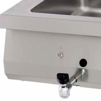 Maxima Heavy Duty Bain Marie - Dubbel - 70 cm Diep - Gas