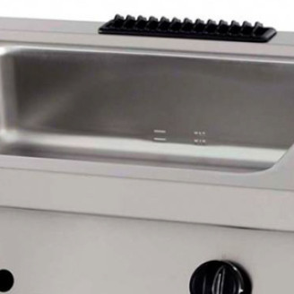 Maxima Heavy Duty Bain Marie - Dubbel - 70 cm Diep - Gas
