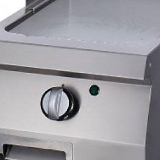 Maxima Heavy Duty Grillplaat - Glad - Enkel - 70 cm Diep - Gas