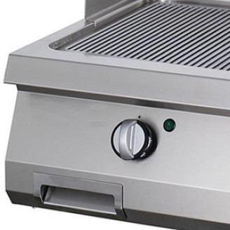 Maxima Heavy Duty Grillplaat - Gegroefd - Dubbel - 70 cm Diep - Elektrisch