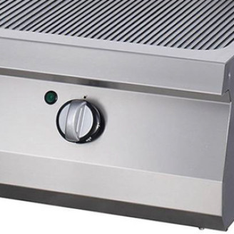 Maxima Heavy Duty Grillplaat - Gegroefd - Dubbel - 70 cm Diep - Elektrisch