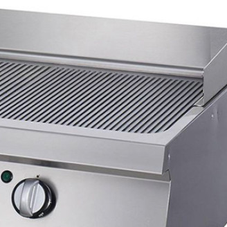 Maxima Heavy Duty Grillplaat - Gegroefd - Dubbel - 70 cm Diep - Elektrisch