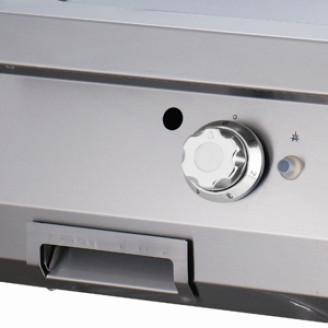 Maxima Heavy Duty Grillplaat - Half Gegroefd - Dubbel - 70 cm - Gas