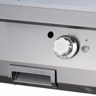 Maxima Heavy Duty Grillplaat - Half Gegroefd - Dubbel - 70 cm - Gas