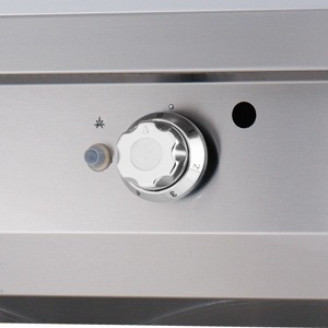 Maxima Heavy Duty Grillplaat - Half Gegroefd - Dubbel - 70 cm - Gas