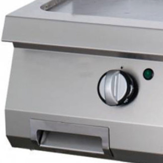 Maxima Heavy Duty Grillplaat - Half Gegroefd Chroom - Dubbel - 70 cm Diep - Gas