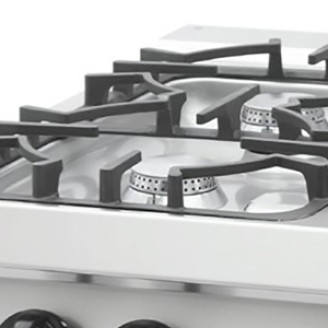 Maxima Heavy Duty Kookplaat - 2 Pitten - Enkel - 70 cm Diep - Gas