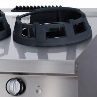Maxima Heavy Duty Wok Brander - 2 x &Oslash; 28,5 cm Pannenring - Dubbel - 70 cm Diep - Gas