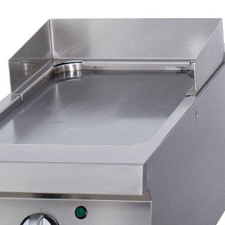 Maxima Heavy Duty Grillplaat - Glad Chroom - Enkel - 70 cm Diep - Elektrisch