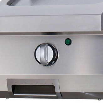 Maxima Heavy Duty Grillplaat - Glad Chroom - Enkel - 70 cm Diep - Elektrisch