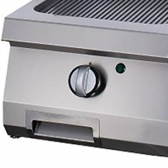 Maxima Heavy Duty Grillplaat - Gegroefd Chroom - Enkel - 70 cm - Gas