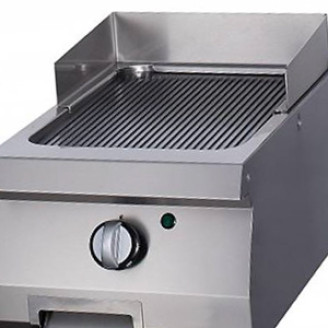 Maxima Heavy Duty Grillplaat - Gegroefd Chroom - Enkel - 70 cm - Gas