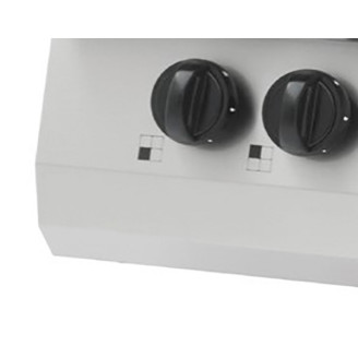 Maxima Heavy Duty Kookplaat - 2 Pitten - Enkel - 70 cm Diep - 13.5 kW - Gas
