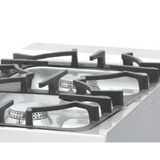 Maxima Heavy Duty Kookplaat - 2 Pitten - Enkel - 70 cm Diep - 13.5 kW - Gas