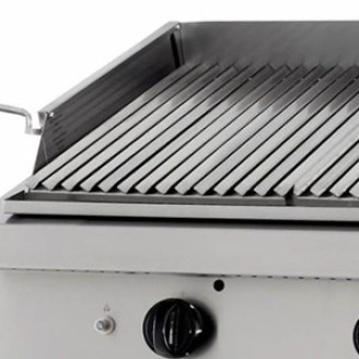 Maxima Heavy Duty Lavasteengrill - Dubbel - 70 cm Diep - Gas