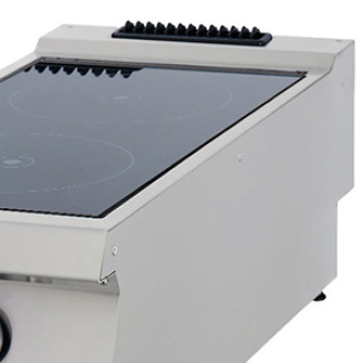 Maxima Heavy Duty Kookplaat - 2 pits - Infrarood - Enkel - 70cm - 400V