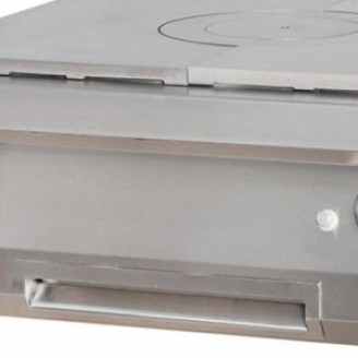 Maxima Heavy Duty Doorkookplaat - 1 Pit - Dubbel - 70 cm Diep - Gas