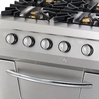 Maxima Premium Fornuis - 4 Pitten - Dubbel - 90 cm Diep - incl. Oven - Gas