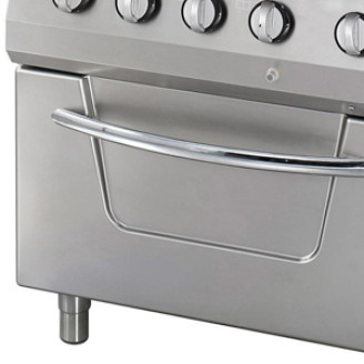 Maxima Premium Fornuis - 4 Pitten - Dubbel - 90 cm Diep - incl. Oven - Gas