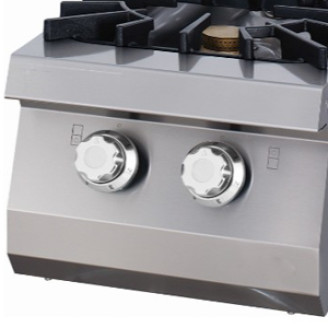 Maxima Premium Kookplaat - 2 Pitten - Enkel - 90 cm Diep - Gas