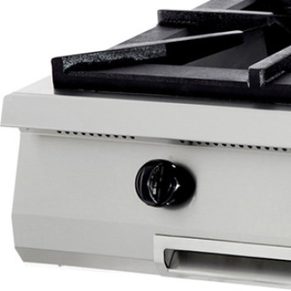 Maxima Premium Kookplaat - 1 Pit - Dubbel - 90 cm Diep - Gas