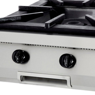 Maxima Premium Kookplaat - 1 Pit - Dubbel - 90 cm Diep - Gas