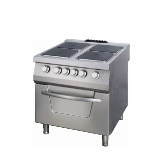 Maxima Premium Fornuis - 4 Pitten - Dubbel - 90 cm Diep - incl. Oven - Elektrisch