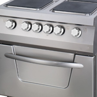 Maxima Premium Fornuis - 4 Pitten - Dubbel - 90 cm Diep - incl. Oven - Elektrisch