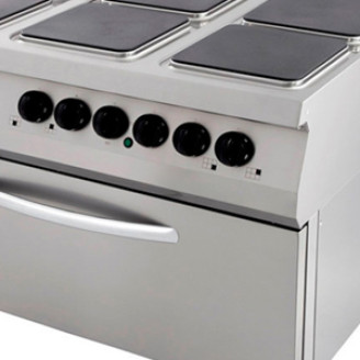 Maxima Premium Fornuis - 6 Pitten - Driecdubbel - 90 cm Diep - incl. Brede Oven - Elektrisch