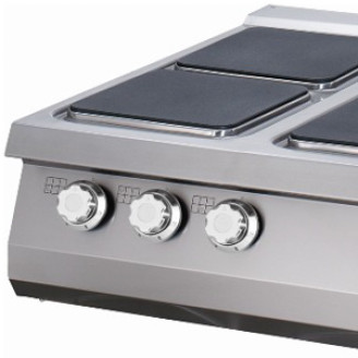 Maxima Premium Kookplaat - 6 Pitten - Driedubbel - 90 cm Diep - Elektrisch