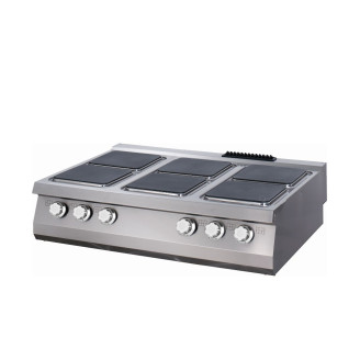 Maxima Premium Kookplaat - 6 Pitten - Driedubbel - 90 cm Diep - Elektrisch